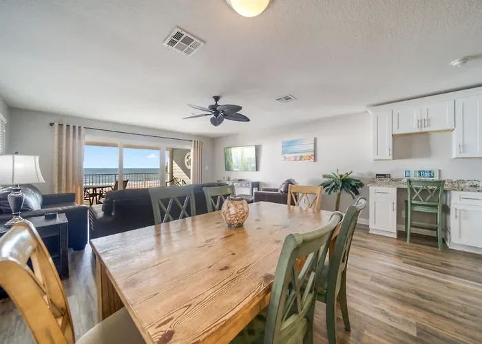 Four Shores Unit 1 Direct Gulf With Pool &