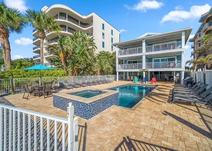 Four Shores Unit 1 Direct Gulf With Pool & Ferienhaus Clearwater Beach
