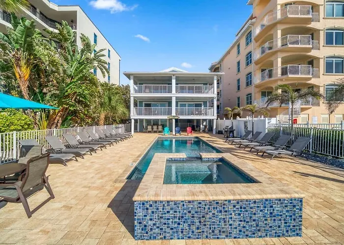 Ferienhaus Four Shores Unit 1 Direct Gulf With Pool &