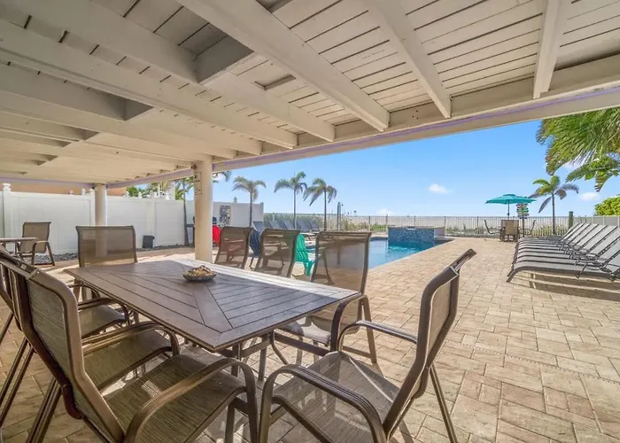 Ferienhaus Four Shores Unit 1 Direct Gulf With Pool & *